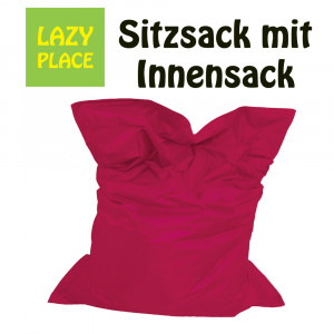lazy-place-sitzsack-mit-innenhuelle-magenta