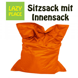 lazy-place-sitzsack-mit-innenhuelle-orange
